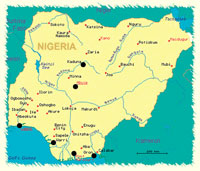 nigeria map